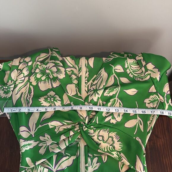 NWOT ZARA Printed Twist Knot Top Jumpsuit Size L - Picture 6 of 13